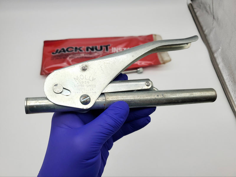 Molly Jack Nut Installer JNT 1956 w/ R3 Rod In Original Packaging USA Vintage