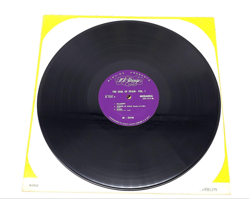 101 Strings The Soul Of Spain - Vol. 1 LP Record Alshire 1972 S-5018 5