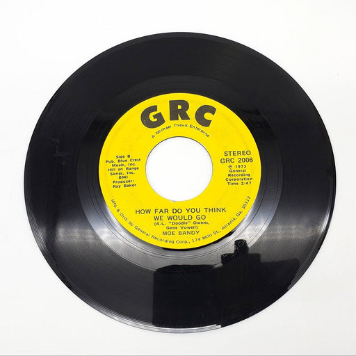 Moe Bandy I Just Started Hatin' Cheatin' Songs Today Single Record GRC 1973 2