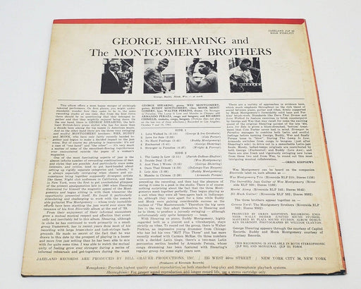 George Shearing And The Montgomery Brothers 33 RPM LP Record JAZZLAND 1961 2