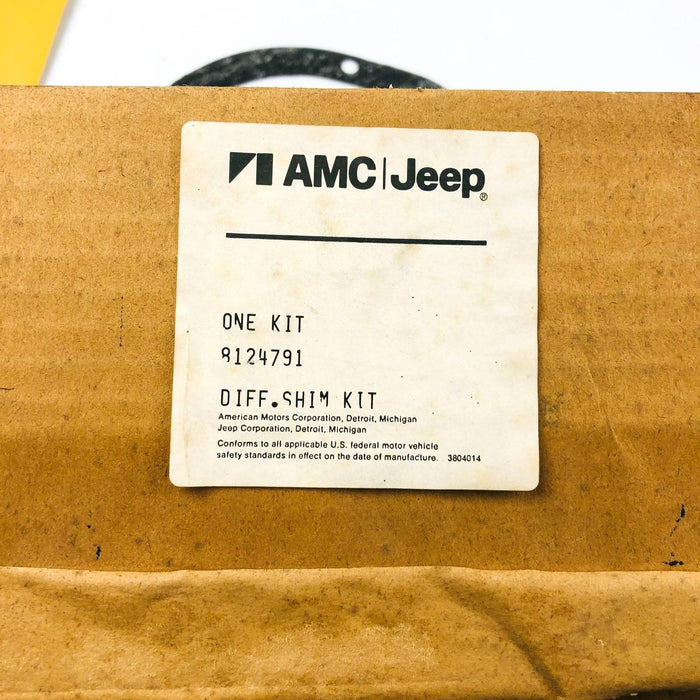 AMC Jeep 8124791 Differential Cover Gasket Shim Kit Genuine OEM New NOS