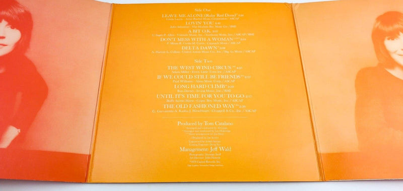 Helen Reddy Long Hard Climb Record 33 RPM LP Capitol Records 1973 Tri-Fold 4