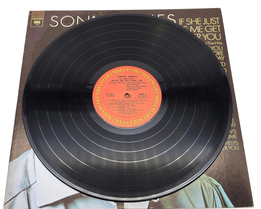 Sonny James If She Just Helps Me Get Over You 33 RPM LP Record Columbia 1973 5