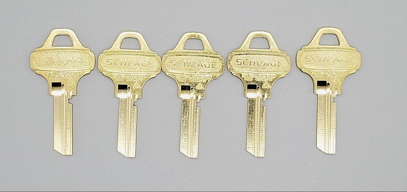 5x Schlage Everest 35-007 C245 Key Blanks Nickel Silver 6 Pin NOS 3