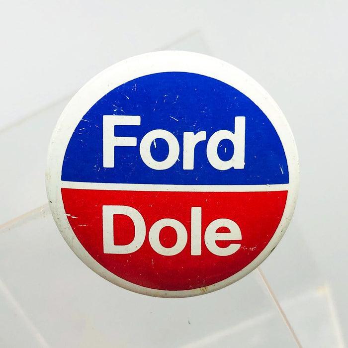 Ford Dole Button Pin 1.25" Gerald Bob Political Campaign President Committee 9