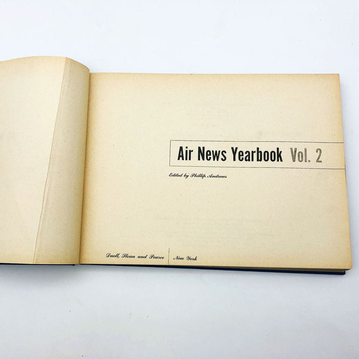 Air News Yearbook Vol 2 Hardcover Phillip Andrews 1944 1st Edition Letterpress 5