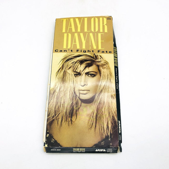 Taylor Dayne Can't Fight Fate Music CD 1989 Long Box Longbox Empty No CD 8