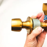 Yale Entry Door Knob Lockset BR5237 Brandywine 207N US10 Satin Bronze New NOS 7