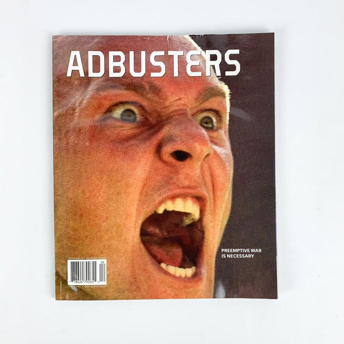 Adbusters Magazine - Us vs Them / Preemptive War - Jul/Aug 2003 Vol 11 No 4 1