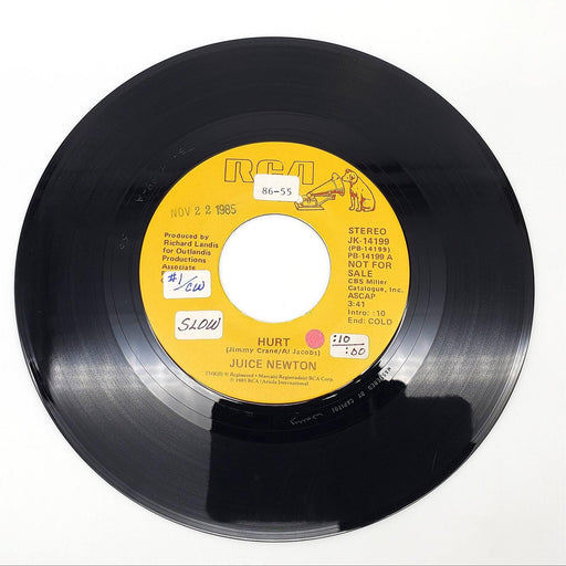 Juice Newton Hurt Single Record RCA 1985 JK-14199 PROMO Pop Country 2