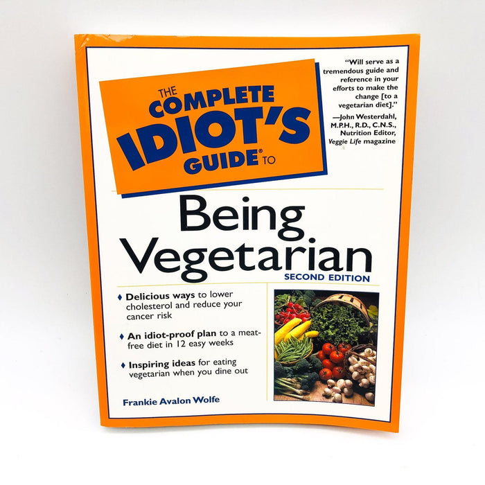 The Complete Idiot's Guide To Being Vegetarian SC Frankie Avalon Wolfe 2000 1