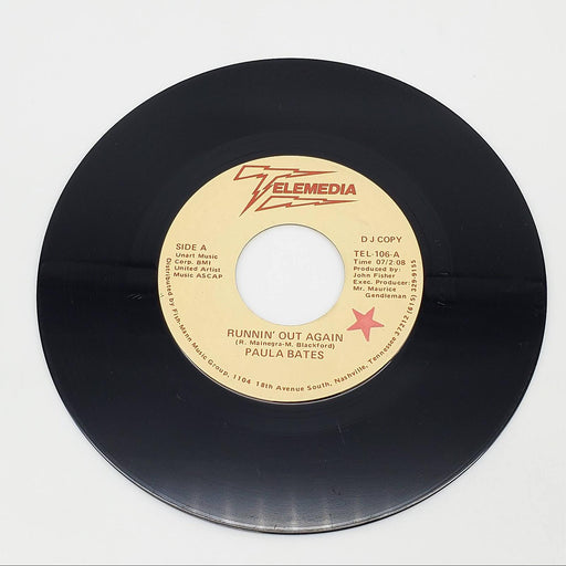Paula Bates Runnin' Out Again Single Record Telemedia Tel-106 PROMO 1