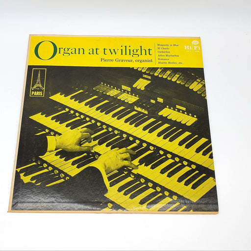 Pierre Graveur Organ At Twilight LP Record Paris 1956 Album 8 1