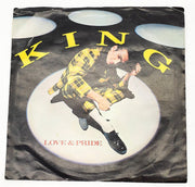 King Love & Pride 45 RPM Single Record Epic 1984 34-04917 1