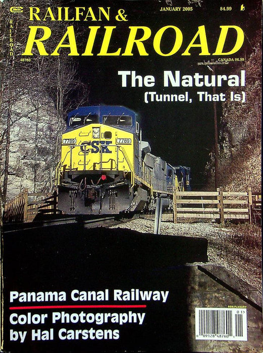 Railfan & Railroad Magazine January 2005 Vol 24 No 1 The Natural Tunnel, That Is