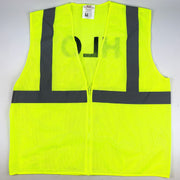 Hi-Visibility Yellow Green Mesh Safety Vest PIP 302-MVGZLY Size XL 2pk 1