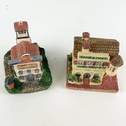 Liberty Falls Miniature Houses Mini Fire Station AH10 Clark Dubois Bank AH12 4