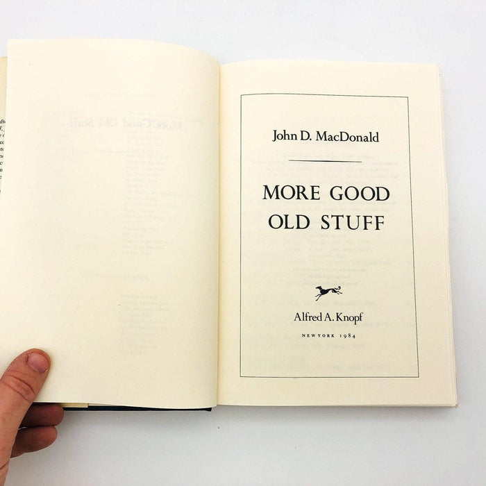 More Good Old Stuff Hardcover John D MacDonald 1984 Second Print Short Stories 7