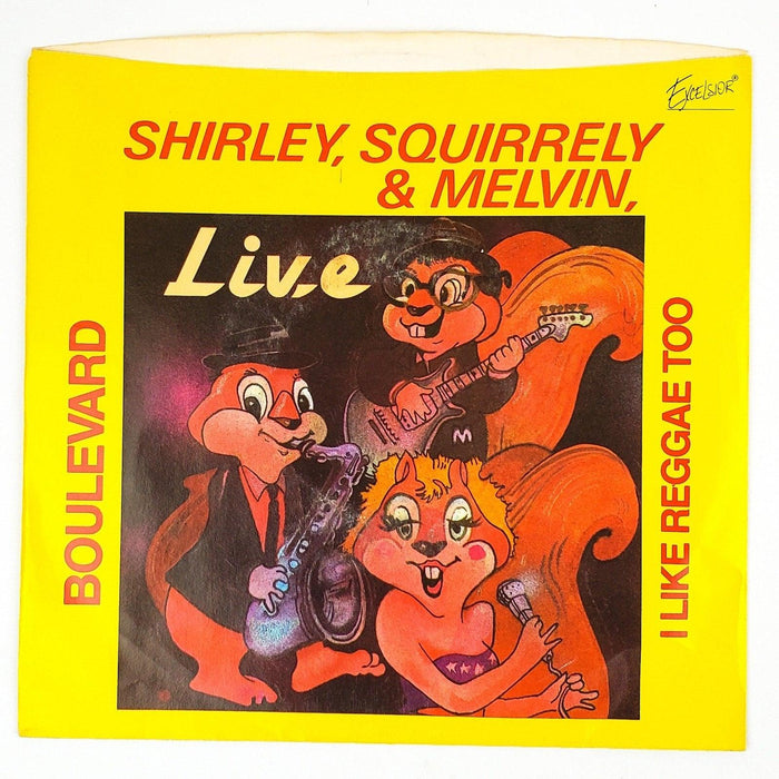 Shirley, Squirrely & Melvin Boulevard Record 45 RPM Single Excelsior 1981 2