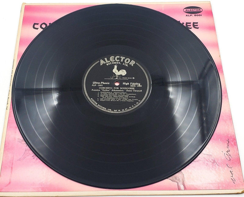 Anestos Athanasiou Concerto For Bouzoukee 33 RPM LP Record Alector 4