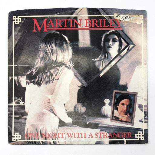 Martin Briley One Night With a Stranger Record 45 Single 814 182-7 Mercury 1983 1