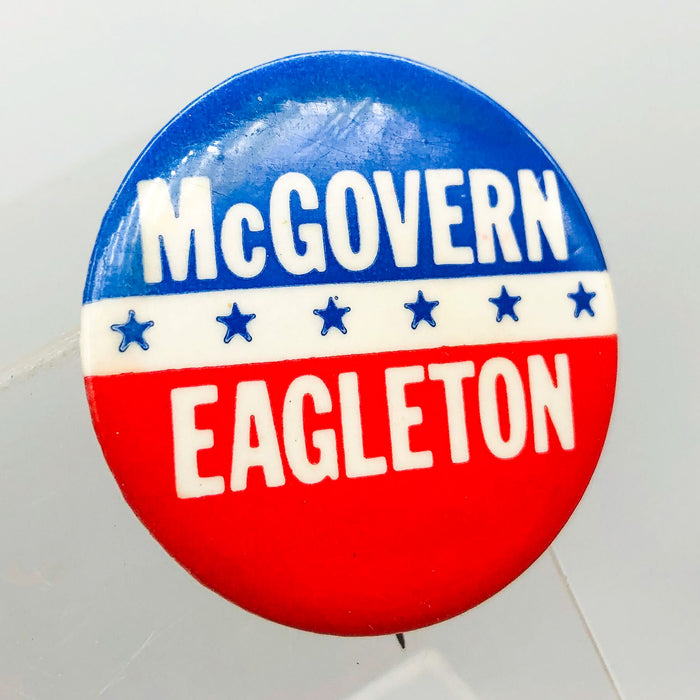 George McGovern Thomas Eagleton Button 1.25" Pinback Presidential Campaign