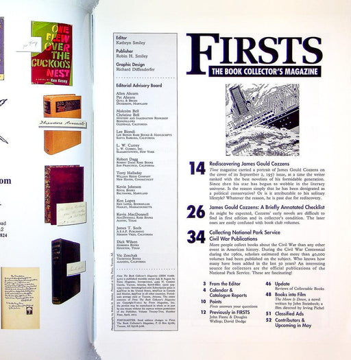 Firsts Magazine April 2012 Vol 22 No 4 James Gould Cozzens 2