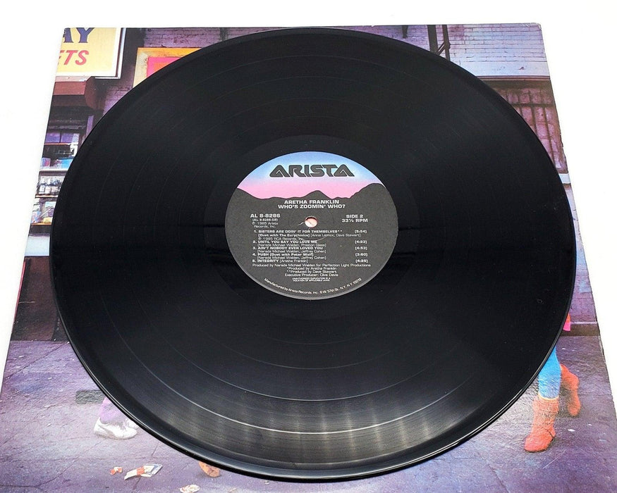 Aretha Franklin Who's Zoomin' Who? 33 RPM LP Record Arista 1985 6