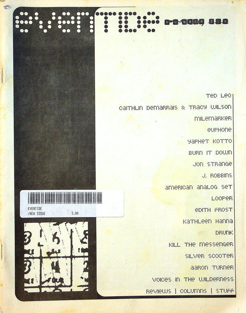 Eventide Magazine Number 6 Ted Leo, Euphone, Looper, Silver Scooter 1