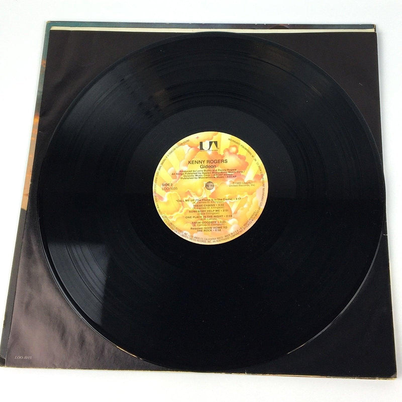 Kenny Rogers Gideon Record 33 RPM LP LOO-1035 United Artists 1980 5