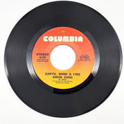 Earth, Wind & Fire Mighty Mighty 45 RPM Single Record Columbia 1974 4-46007 2