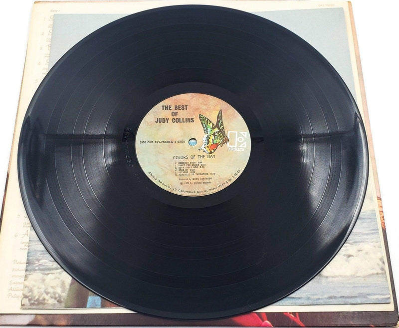 Judy Collins Colors Of The Day The Best Of 33 LP Record Elektra 1972 w/ Poster 7
