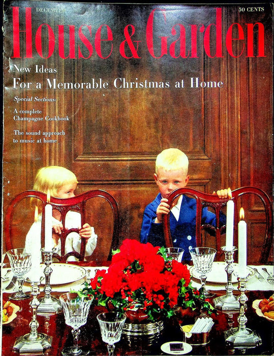 House & Garden Magazine December 1955 Southwest Colors Memorable Christmas Ideas