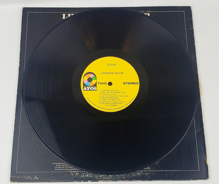 Livingston Taylor Self Titled Record 33 RPM LP SD 33-334 ATCO Records 1970 4
