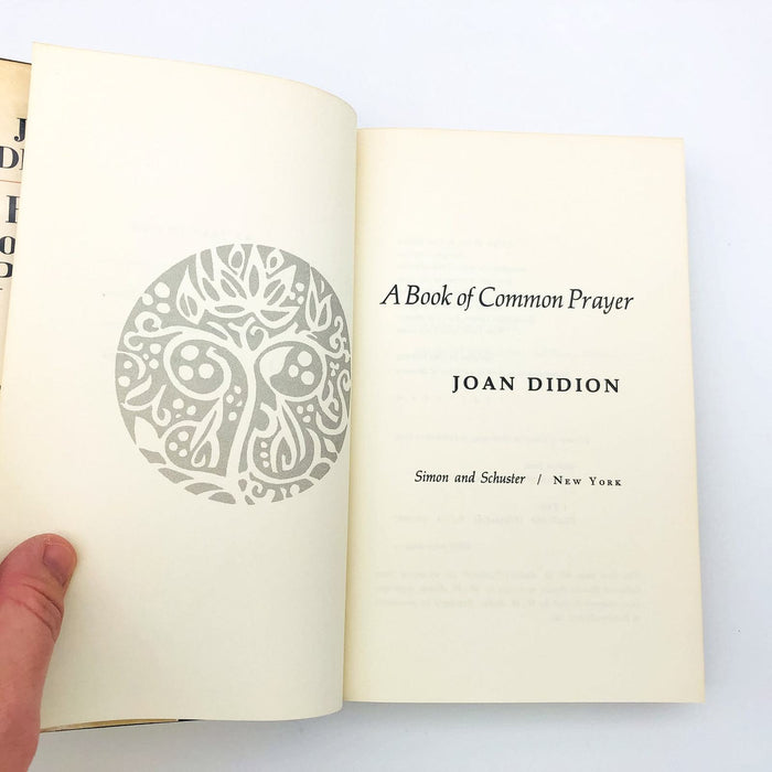 A Book Of Common Prayer Hardcover Joan Didion 1977 1st Edition 1st Printing Cp 1 7