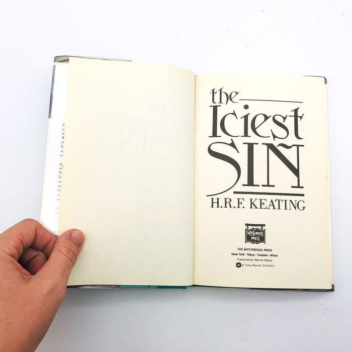 The Iciest Sin Hardcover H.R.F. Keating 1990 India Mystery 1st Edition Ex Librar 7