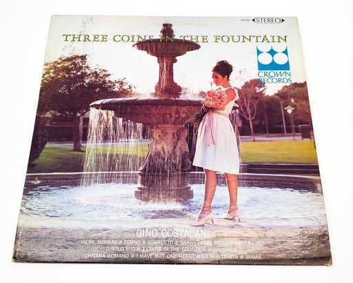 Gino Costalani Three Coins In The Fountain 33 RPM LP Record Crown Records 1964 1