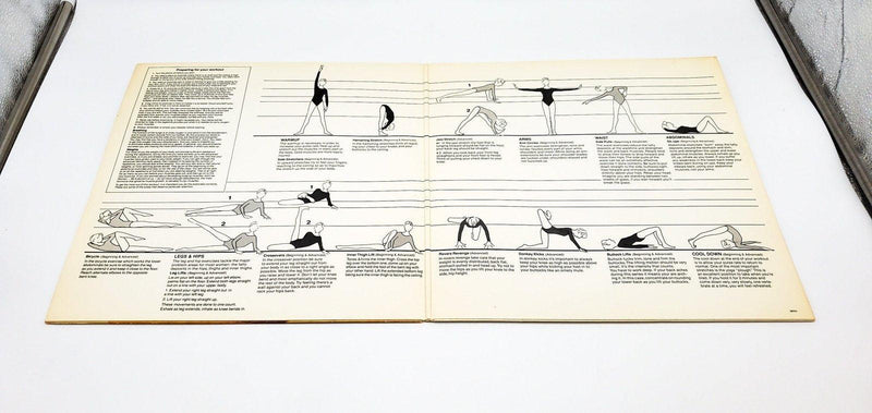 Jane Fonda Jane Fonda's Workout Record 33 RPM Double LP Record Columbia 1981 5