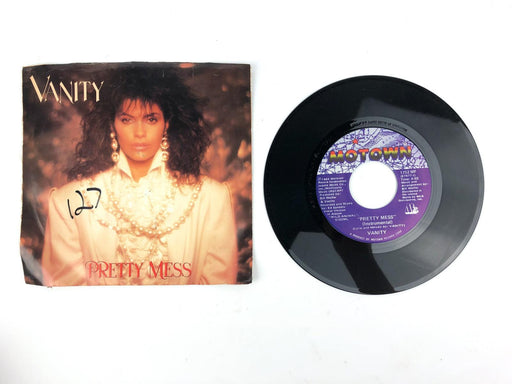 Vanity Pretty Mess + Instrumental Version 45 RPM 7" Record Single Motown 1984 1