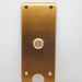 Russwin P11 13-343 Escutcheon Plate Trim Satin Bronze US10 14in x 3.5in NOS 2