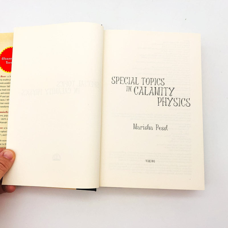 Special Topics In Calamity Physics HC Marisha Pessl 2006 Murder Mystery School 7