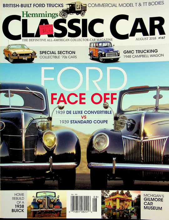 Hemmings Classic Car Magazine August 2018 Vol 14 # 11 Ford Face Off