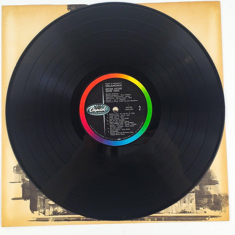 Rodgers & Hammerstein's Oklahoma Record 33 RPM LP WAO-595 Capitol Records 5