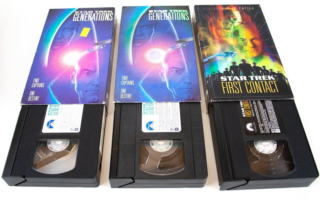 Lot of 8 Star Trek First Contact, Generations, Star Trek 4 The Voyage Home VHS 6