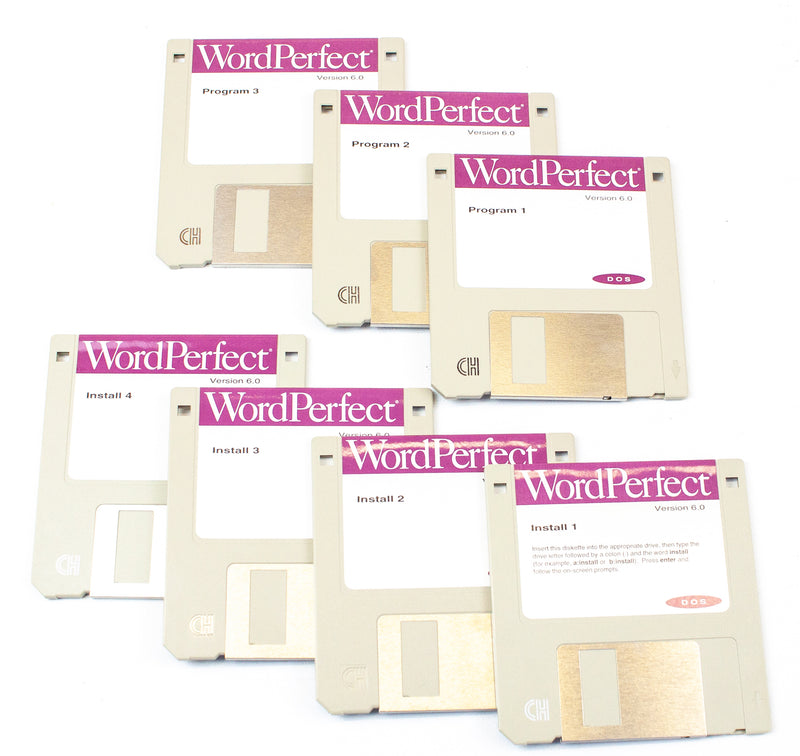 Vintage WordPerfect: Upgrade/Trade Up - Version 6.0 For DOS | USED