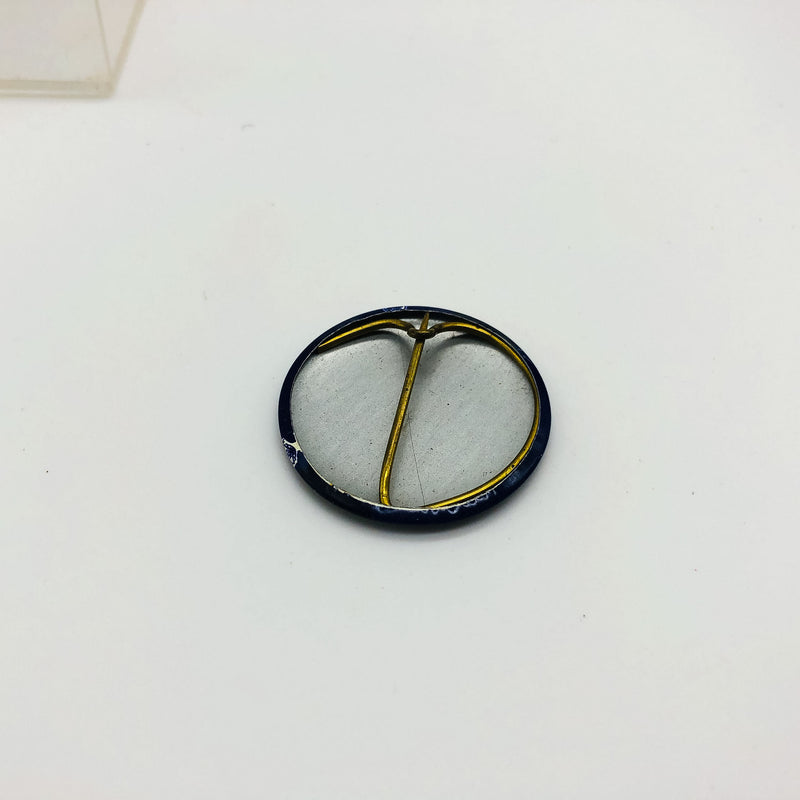 Congressman John Brademas Button Pin 1.25" Indiana Politician Campaign Blue 6