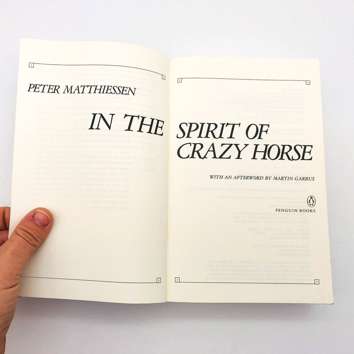 The Spirit Of Crazy Horse Paperback Peter Matthiessen 1992 Government Conspiracy 6