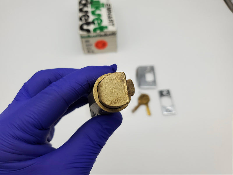 Kwikset Door Knob Entry Lock Polished Chrome US26 TYLO 400T 2-3/8 & 2-3/4 BS NOS