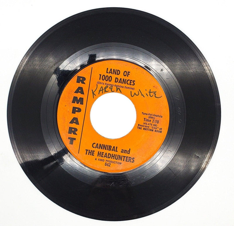 Cannibal & The Headhunters Land Of 1000 Dances 45 Single Record Rampart 1965 1
