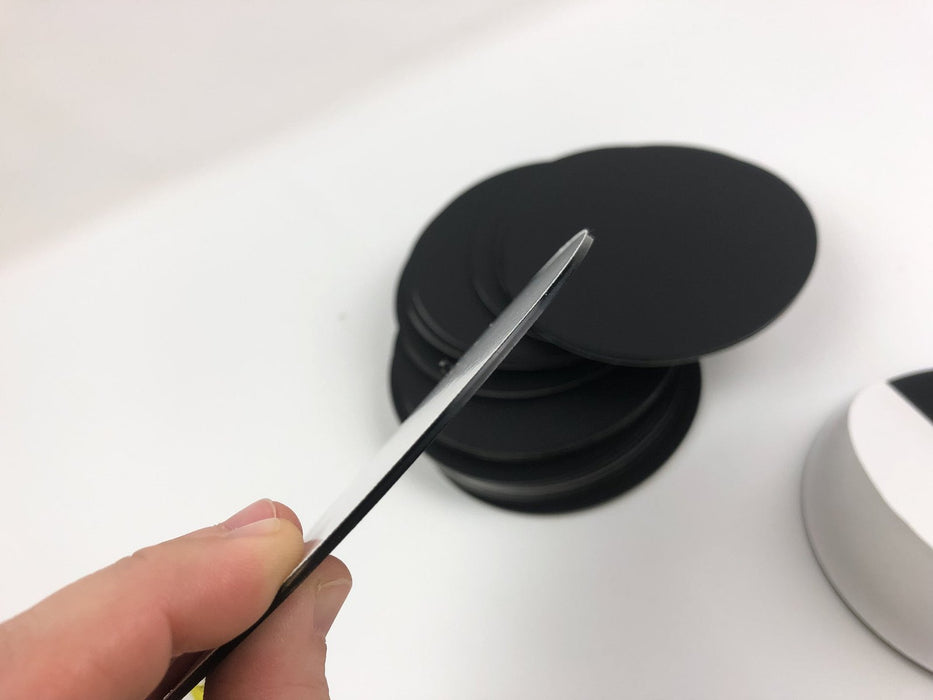 25PK Black Acrylic Circle Discs Round Plexiglas Laser Cut Sheet 5-1/8" Diameter 4